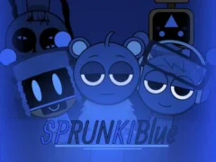 Spel Sprunki Blue Mod online