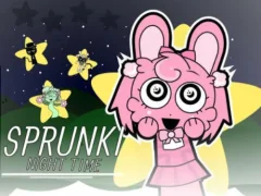 Spel Sprunki Night Time 2 online