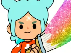 Spel Coloring Book: Toca Boca Rita online