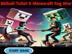 Spel Skibidi Toilet X Minecraft Tug War online