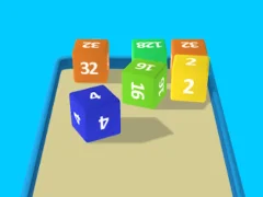 Spel 2048 Cube Merge online