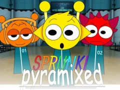 Spel Sprunki Pyramixed: Squid Game online
