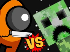 Spel Among vs Creeper online