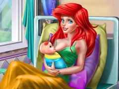 Spel Princess Mermaid Mommy Birth online