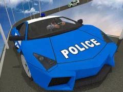 Spel Impossible Police Car Track online