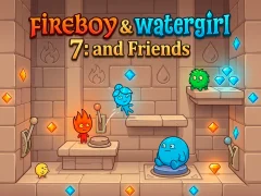 Spel Fireboy & Watergirl 7: and Friends online