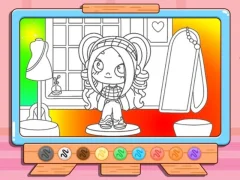 Spel Coloring Book: Avatar Girl Dress Up Shopping online