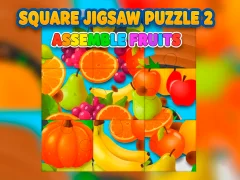 Spel Square jigsaw Puzzle 2 - Assemble Fruits online