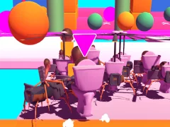 Spel Fall Skibidi Toilet online