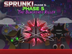 Spel Sprunki Phase 5: The Blackened Killer online
