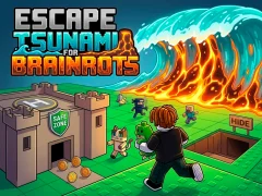 Spel Escape Tsunami for Brainrots online
