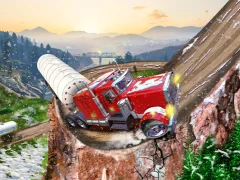 Spel Semi Truck Snow Simulator online