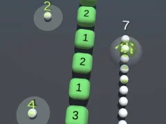 Spel Snake 3D Block online