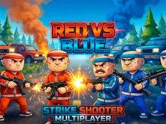 Spel Red vs Blue. Strike Shooter Multiplayer online