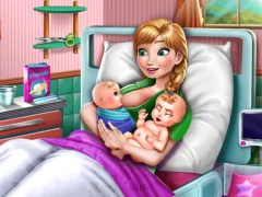 Spel Ice Princess Twins Birth online