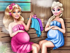 Spel Cute Mommies Pregnant Sauna online