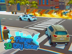 Spel 2 Player 3D City Racer online