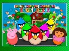 Spel Famous Cartoon Characters Eggs online