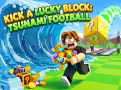 Spel Kick a Lucky Block: Tsunami Football online