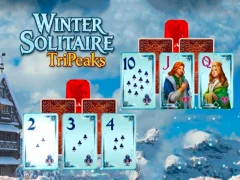 Spel Winter Solitaire TriPeaks online