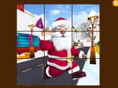 Spel Christmas Run Puzzle online