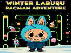 Spel Winter Labubu Pacman Adventure online
