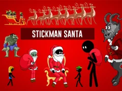 Spel Stickman Santa online