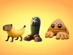 Spel Italian animals with voice acting online