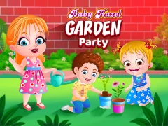 Spel Baby Hazel. Garden party online