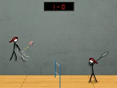Spel Stick Figure Badminton 2 online