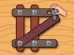 Spel Wood Nuts Master: Screw Puzzle online