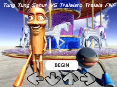 Spel Tung Tung Sahur VS Tralalero Tralala FNF online
