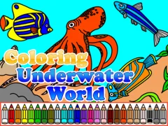 Spel Coloring Underwater World online