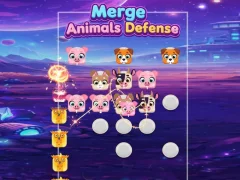 Spel Merge Animals Defence online