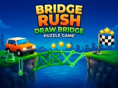 Spel Bridge Rush - Draw Bridge Puzzle Game online