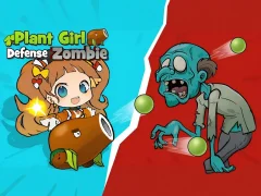 Spel Plant Girl Defense Zombie online