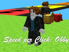 Spel Speed per Click: Obby online