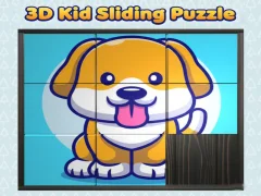 Spel 3D Kid Sliding Puzzle online