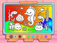 Spel Coloring Book: Kawaii Sea Animals online