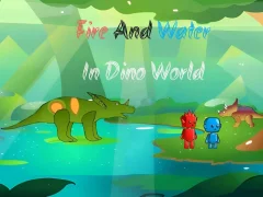 Spel Fire And Water In Dino World online