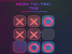 Spel Neon Tic Tac Toe online