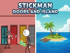 Spel Stickman Doors and Island online