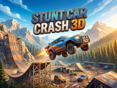 Spel Stunt Car Crash 3D online