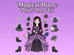Spel Magical Diary: Paper Dress Up online