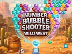 Spel Number Bubble Shooter Wild West online
