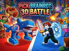 Spel Pick Brainrot: 3D Battle online