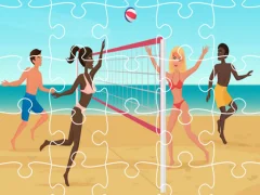 Spel Beach Volleyball Jigsaw online