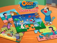 Spel Oggy and the Cockroaches Jigsaw Puzzle online