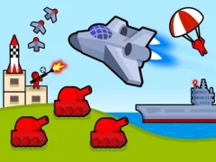 Spel Bomber Plane: 2D Air Strike online