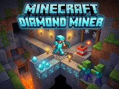 Spel Minecraft Diamond Miner online